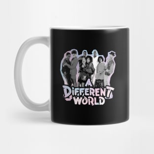 A Different World - vintage black and white Mug